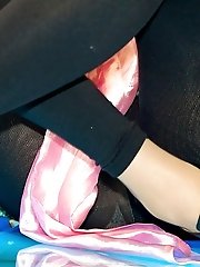 12 pictures - Accidental sitting upskirts public in voyeur upskirt free photo gallery from UpskirtCollection.com