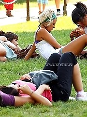 12 pictures - Touching the hottest pussy upskirt in voyeur upskirt free photo gallery from UpskirtCollection.com